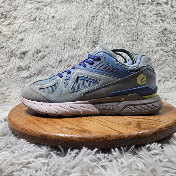 FitVille Rebound Core Women 10EW UK 7.5 Blue Fitness Sport Walking Trainer Shoes - Picture 1 of 8